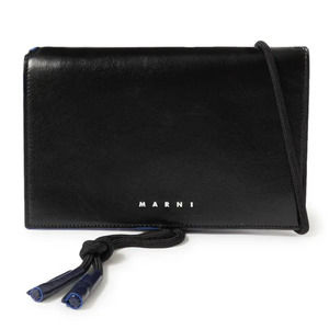 Marni - Museo Leather Pouch gradient blue messenger